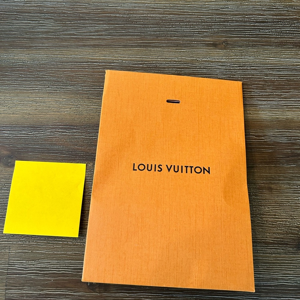 Louis Vuitton Orange Gift Bag